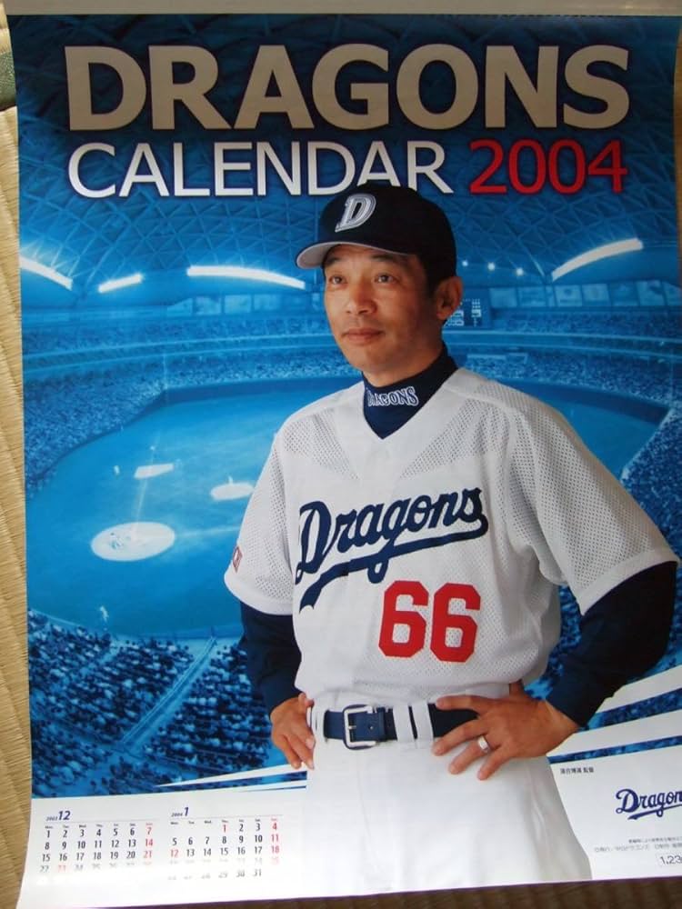 Amazon.co.jp: 中日ドラゴンズ 昔のカレンダー 12枚綴り 全4